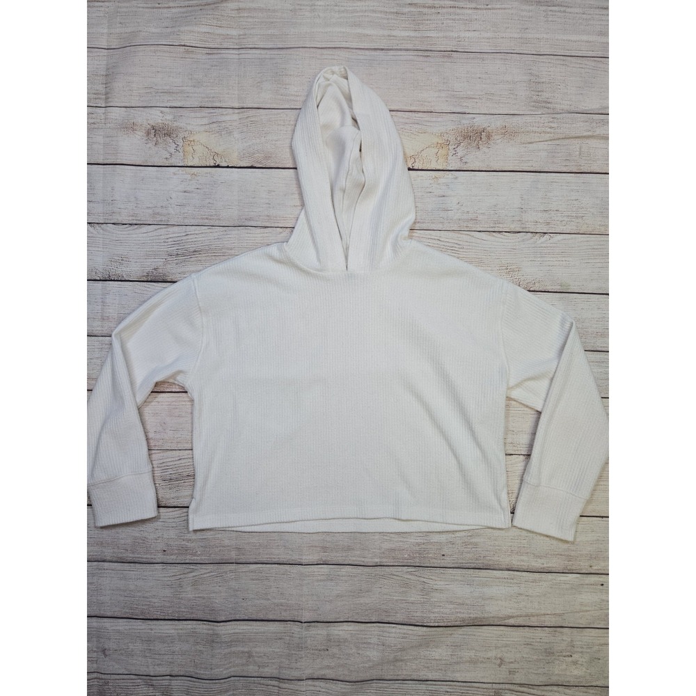 Old Navy Girl's Crop Lightweight long sleeve hooded sweater Size Large 10-12